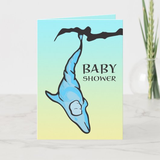 Babydusche (Delfincoon) Einladung (Vorderseite)