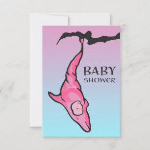 Babydusche (Delfincoon) Einladung