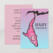 Babydusche (Delfincoon) Einladung (Vorne/Hinten)