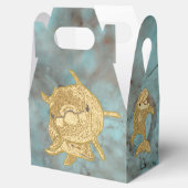 Babydusche Delphinen Mama und Baby Geschenkschachtel (Geöffnet)