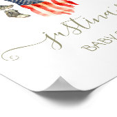 Babydusche der amerikanischen Armee - Empfang Poster (Ecke)