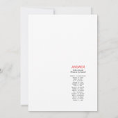 Babydusche der Camouflage - Name, 12x18 Einladung (Rückseite)