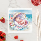 Babydusche der Küstenstadt Serviette (Beispiel)