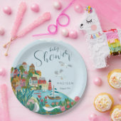 Babydusche der Küstenwache Party Pappteller (Party)