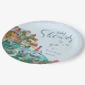 Babydusche der Küstenwache Party Pappteller (Schrägansicht)