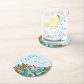 Babydusche der Küstenwache Party Runder Pappuntersetzer (Vor Ort)