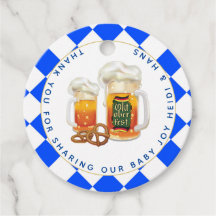 Babydusche des Oktoberfests braut BIER PRETZ