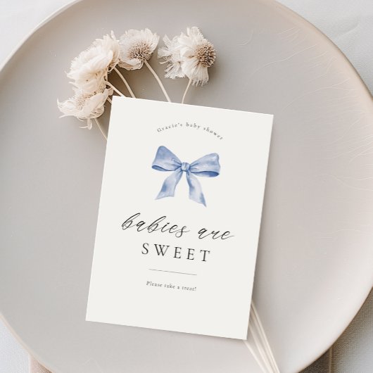 Babydusche Dessertschild mit Bugdesign Poster