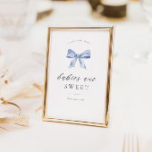 Babydusche Dessertschild mit Bugdesign Poster