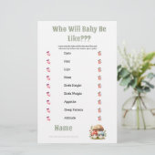 Babydusche, die wie Baby ist Briefpapier (Stehend Vorderseite)