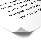 Babydusche, die wir frühzeitig abwarten können poster (Ecke)