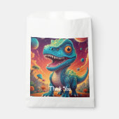 Babydusche Dino-Milbe Geschenktütchen (Vorderseite)