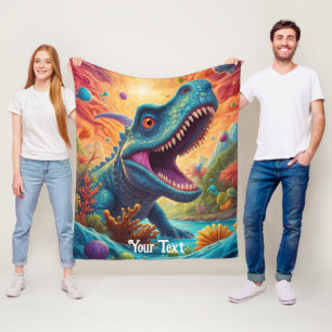 Babydusche Dino-Mite Fleecedecke