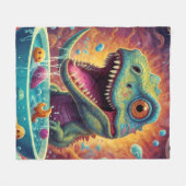 Babydusche Dino-Mite Fleecedecke (Vorderseite (Horizontal))