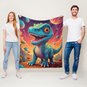 Babydusche Dino-Mite Fleecedecke