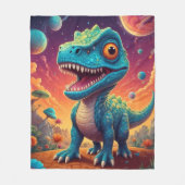 Babydusche Dino-Mite Fleecedecke (Vorderseite)