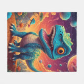 Babydusche Dino-Mite Fleecedecke (Vorderseite (Horizontal))