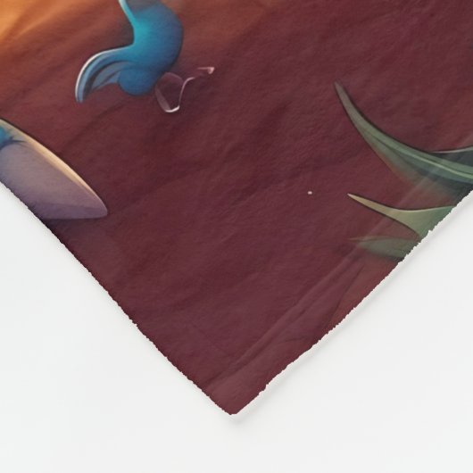 Babydusche Dino-Mite Fleecedecke (Ecke)