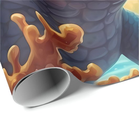 Babydusche Dino-Mite Geschenkpapier (Rolleneckpunkt)