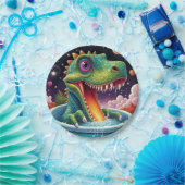 Babydusche Dino-Mite Pappteller (Party)