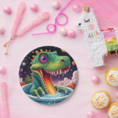 Babydusche Dino-Mite Pappteller (Party)