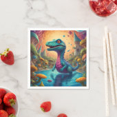 Babydusche Dino-Mite Serviette (Beispiel)