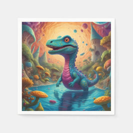 Babydusche Dino-Mite Serviette