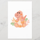 Babydusche Dinosaurier Wie gut Sie wissen, Karte (Hinten)