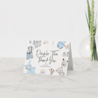 Babydusche Doppel Vielen Dank, dass Sie Twins Boys