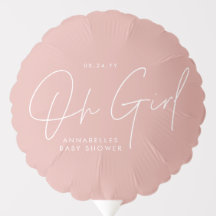 Babydusche Drehbuch moderne Rose pink elegant