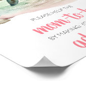 Babydusche-Duschkabine Girl Sea Turtle Poster (Ecke)