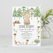 Babydusche Eine sonnige Waldeinladung Save The Date (Stehend Vorderseite)