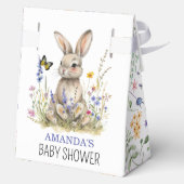 Babydusche Einige sonnige Wildblumen Geschenkschachtel (Rückseite)