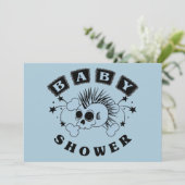 Babydusche einladen einladung (Stehend Vorderseite)