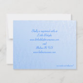 Babydusche einladen einladung (Rückseite)