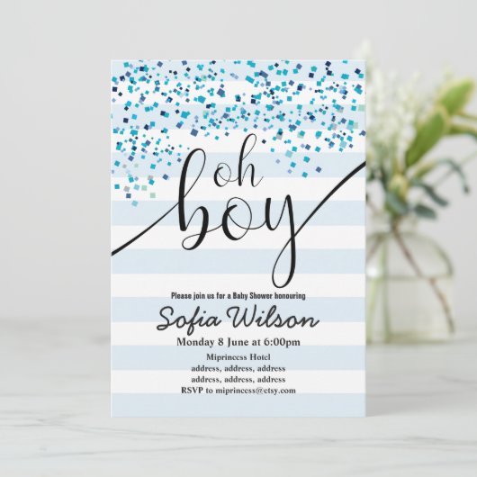 Babydusche, Einladung (Stehend Vorderseite)