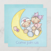 Babydusche Einladung (Vorne/Hinten)