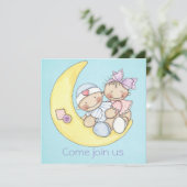 Babydusche Einladung (Stehend Vorderseite)