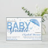 Babydusche Einladung (Stehend Vorderseite)