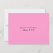 Babydusche Einladung (Rückseite)