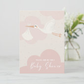 Babydusche Einladung (Stehend Vorderseite)