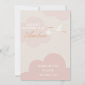 Babydusche Einladung (Rückseite)