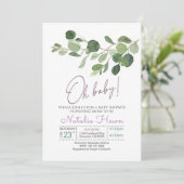 Babydusche Einladung (Stehend Vorderseite)