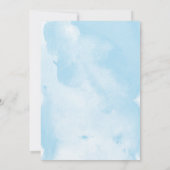 Babydusche Einladung (Rückseite)