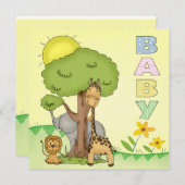 Babydusche Einladung (Vorne/Hinten)