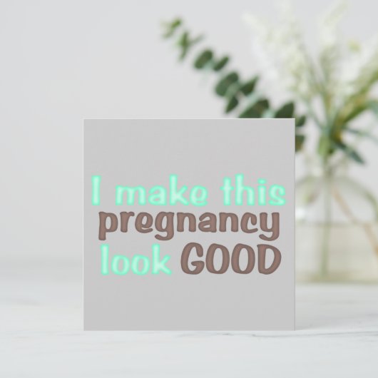 Babydusche Einladung (Stehend Vorderseite)