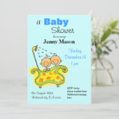 Babydusche Einladung (Stehend Vorderseite)