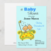 Babydusche Einladung (Vorne/Hinten)