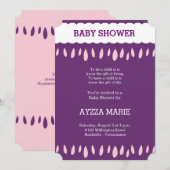 Babydusche Einladung (Vorne/Hinten)