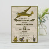 Babydusche Einladung (Stehend Vorderseite)